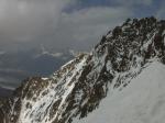 Dufourspitze z vrcholu Zumsteinspitze.